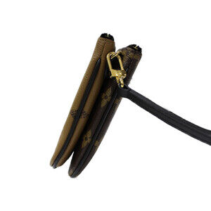 Louis Vuitton Giant Pochette Double Zip Reverse Shoulder Bag Monogram